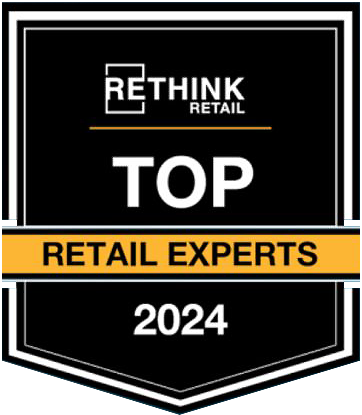 Linda Johansen-James wins the Rethink Retail Top Retail Experts Award for 2024