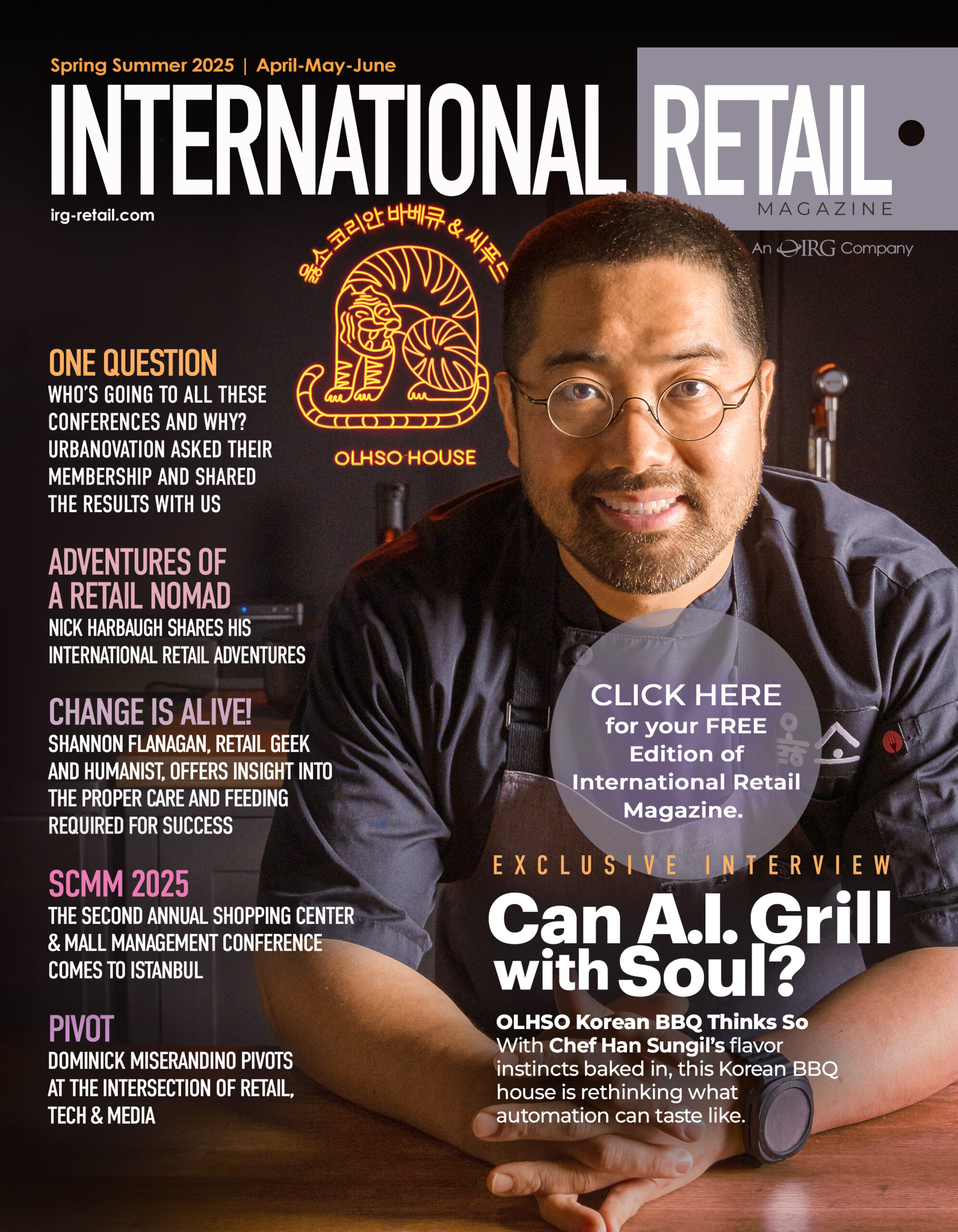 International Retail Magazine: Chef Han from OLHSO Korean BBQ | Spring/Summer 2025